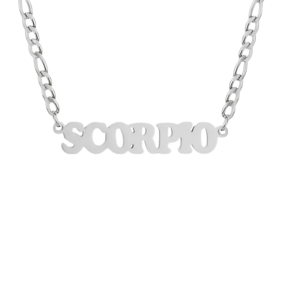 Fashion Jewelry Jewelry - Oct-Nov Scorpio Necklace Zodiac Stainless Steel